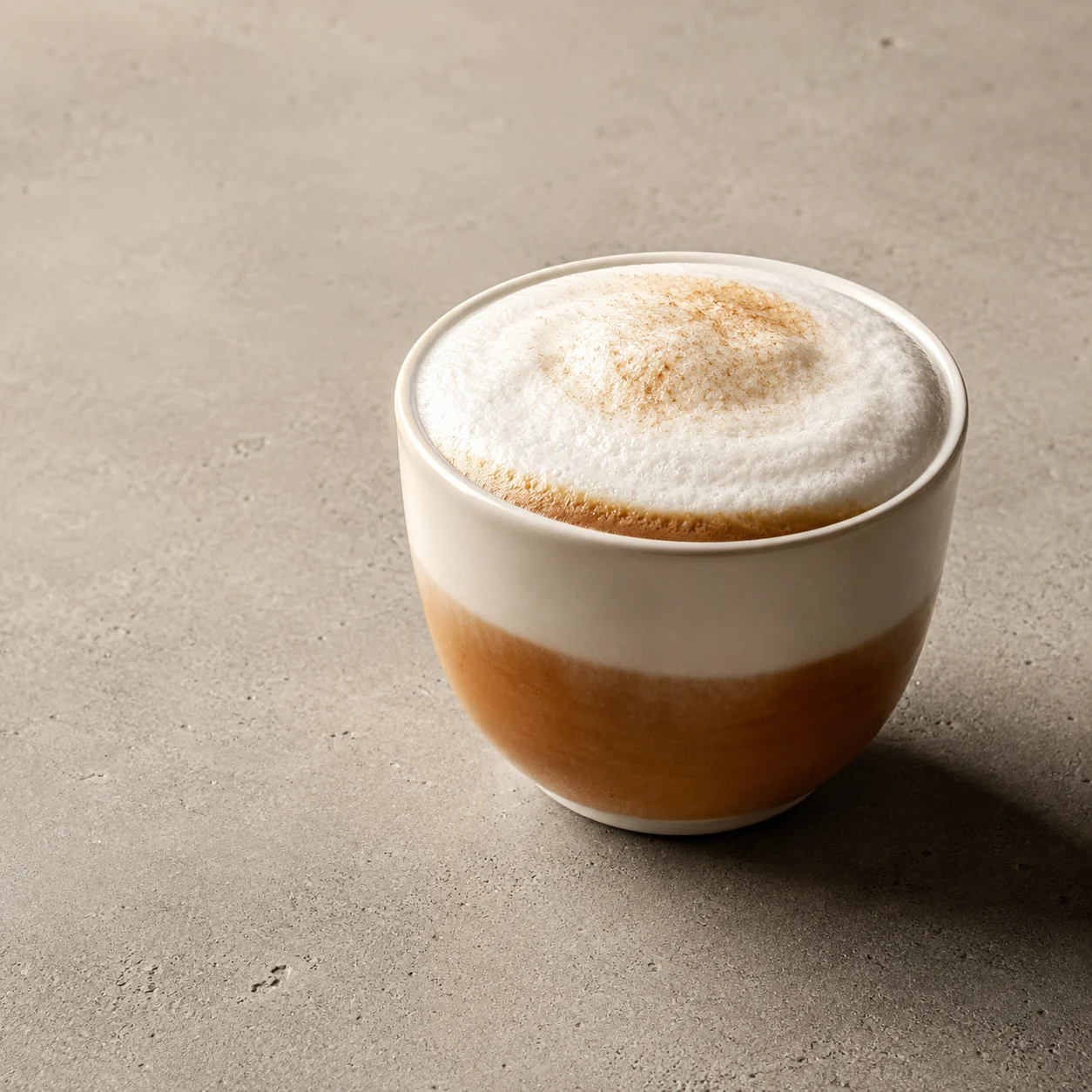 A cup of P.S. Coffee, ready for a pause in the day